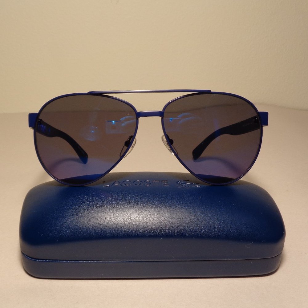 Lacoste L185S Matte Blue New Women's Sunglasses